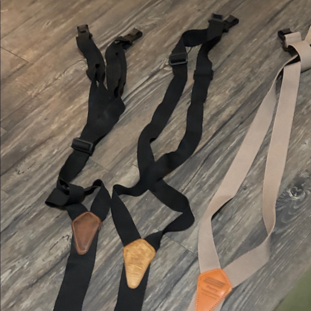 Dickies Black and Tan Suspenders